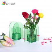 厂家订制亚克力居家创意装饰花盒彩色桌