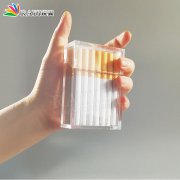 厂家定制亚克力烟盒有机玻璃香烟盒透明